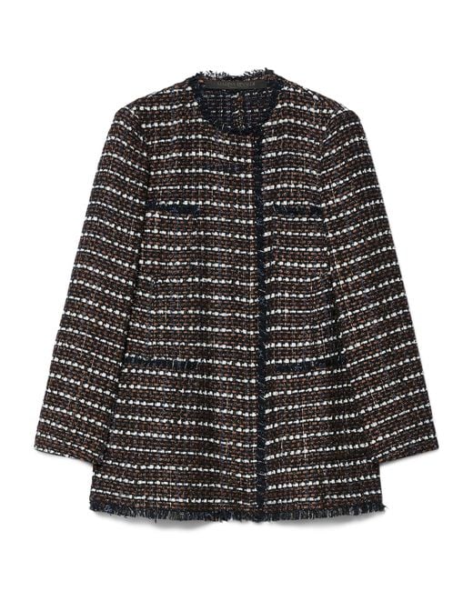 Marina Rinaldi Black Tweed Jacket