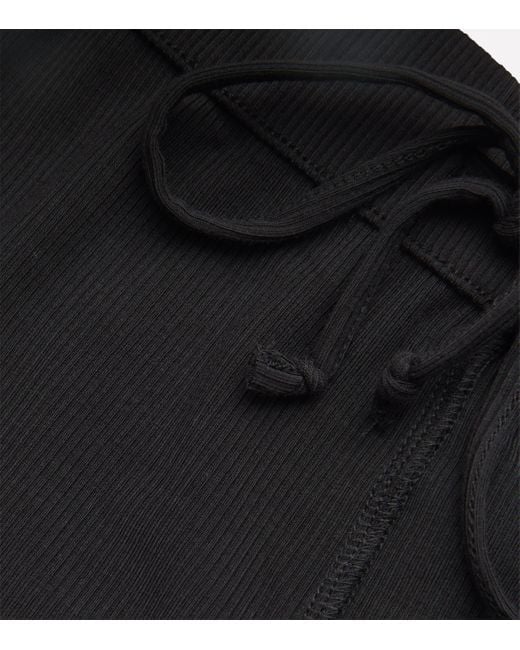 Skims Black Soft Lounge Short Pyjamas