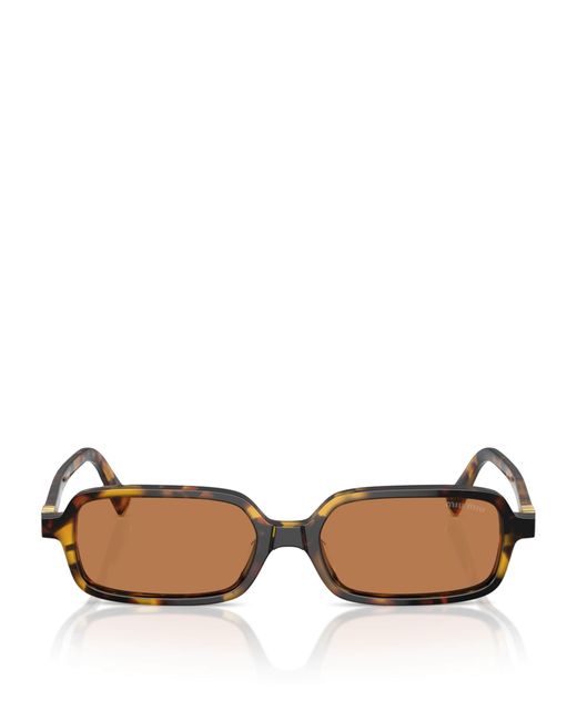 Miu Miu Brown Mu 11Zs Trt Shn Brn