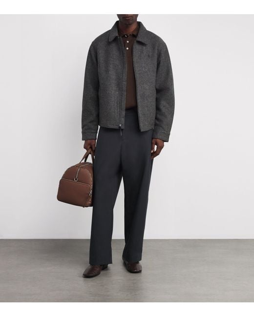 Polo Ralph Lauren Black Wool Langdon Jacket for men