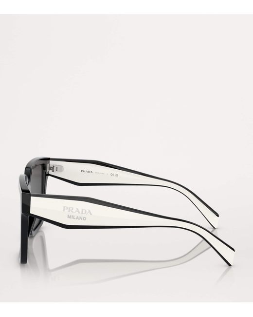 Prada Gray Acetate 0Pr 24Zs Sunglasses