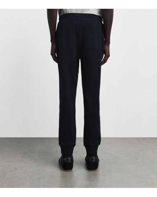 Isaia Blue Drawstring Sweatpants for men