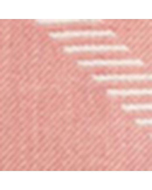 Burberry Pink Wool-Silk Gradient Check Scarf