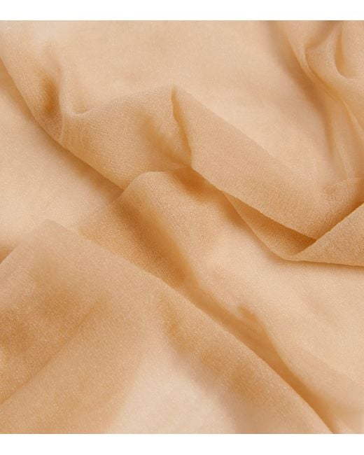 Wolford White Nude 8 Tights