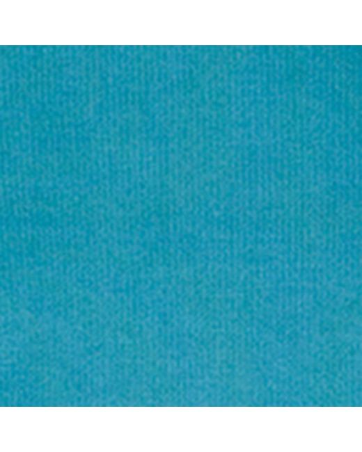 Alaïa Blue Cotton Cropped T-Shirt