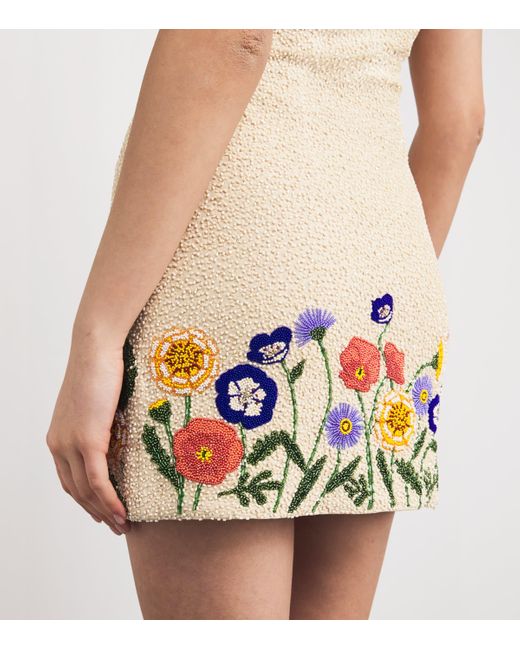 staud beaded white dress STAUD | LE SABLE DRESS | GREAT WHITE