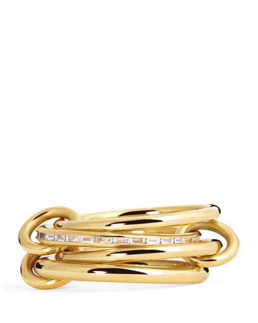 Spinelli Kilcollin Metallic And Diamond Kira Ring