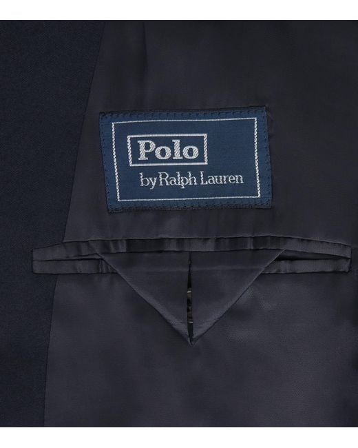 Polo Ralph Lauren Blue Wool Double-Breasted Blazer for men