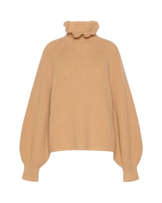 Max Mara Natural Wool-Cashmere Sweater
