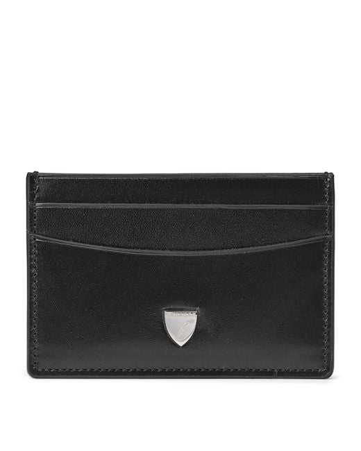 Aspinal Black Slim Card Holder