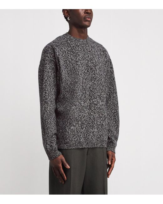 Studio Nicholson Gray Lambswool Hemyl Sweater for men
