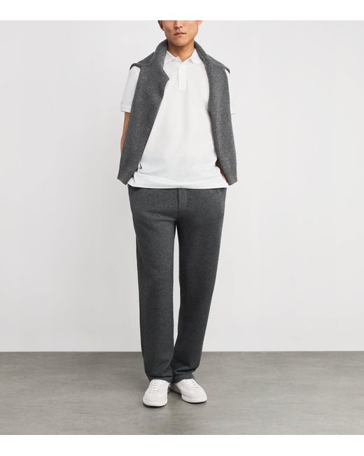 Ralph Lauren White Cotton Piqué Polo Shirt for men