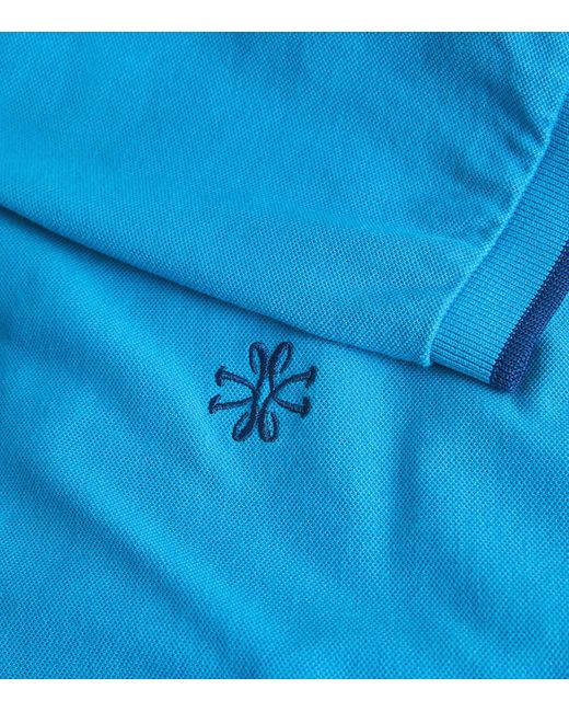 Jacob Cohen Blue Logo Polo Shirt for men