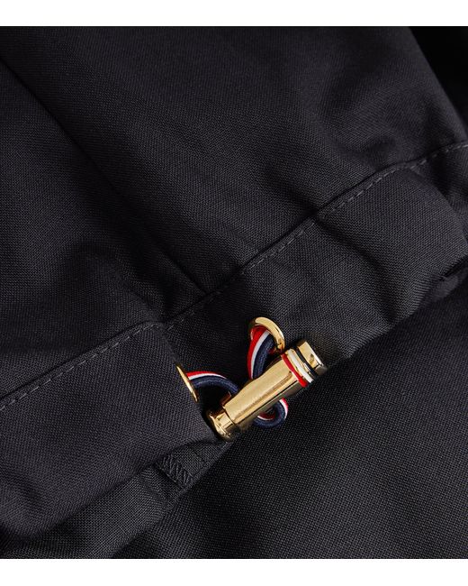 Thom Browne Black Wool 4-Bar Trousers for men