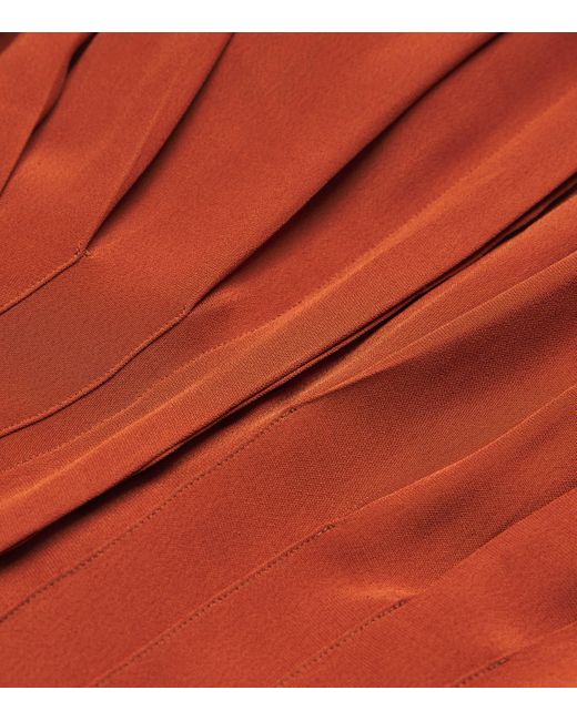 Palmer//Harding Red Crepe Courage Maxi Dress