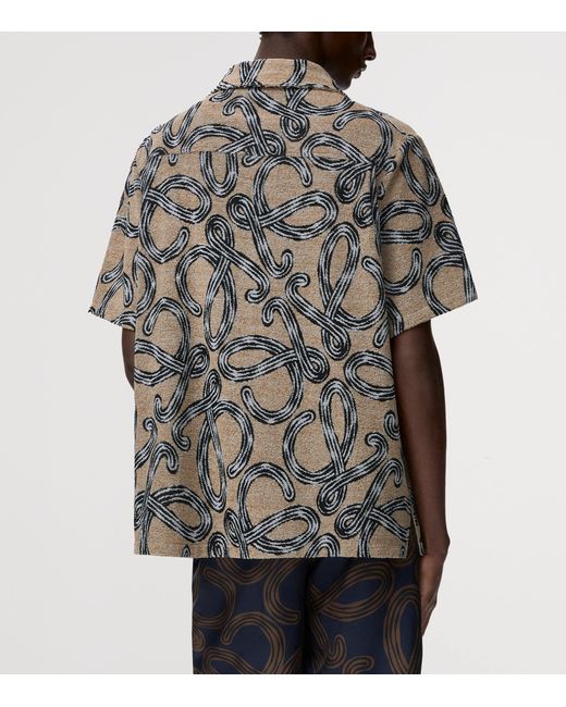 Loewe Gray X Paula' Ibiza Terry Anagram Shirt for men