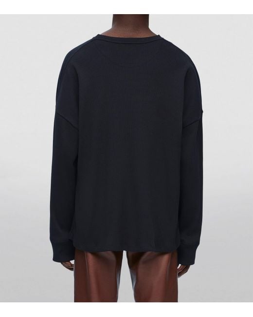 Loewe Long-Sleeve Logo T-Shirt in Black for Men | Lyst Canada