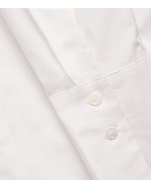 MAX&Co. White Cotton Poplin Shirt