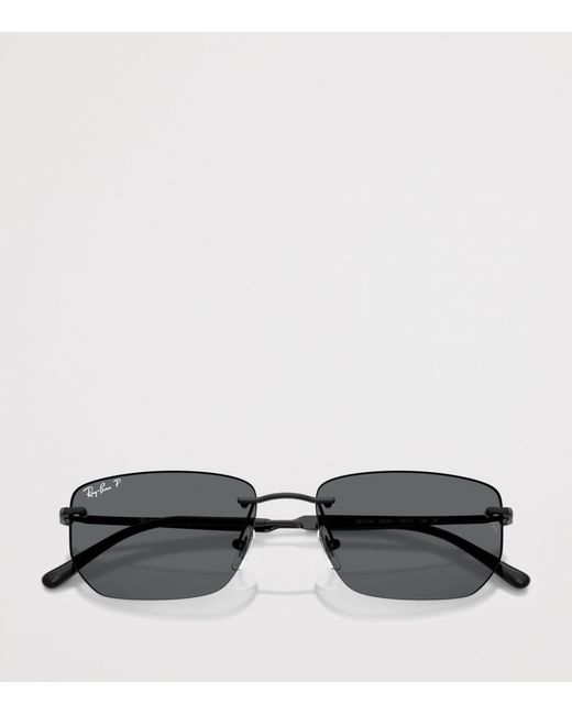 Ray-Ban Gray Rb3768 Metal Irregular Sunglasses