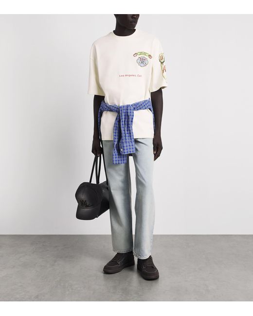 Amiri White Cotton Vista Skate T-Shirt for men