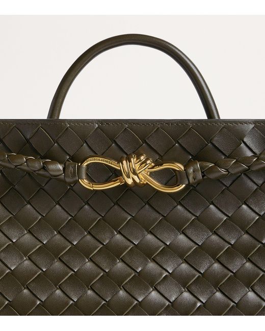 Bottega Veneta Black Medium Leather Andiamo Shoulder Bag