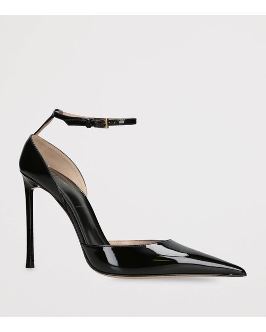 Tom Ford Black Patent Vertigo Heeled Sandals 105