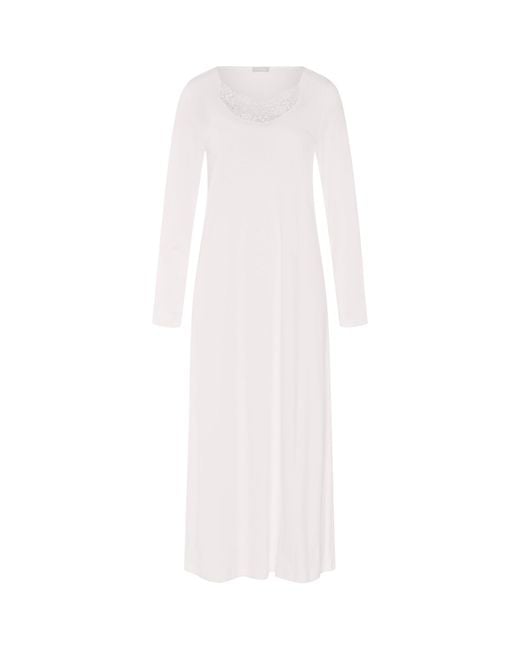Hanro White Supima Cotton Michelle Nightdress