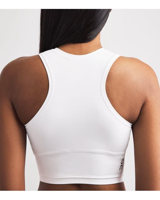 On Shoes White Studio Cropped Tank Top