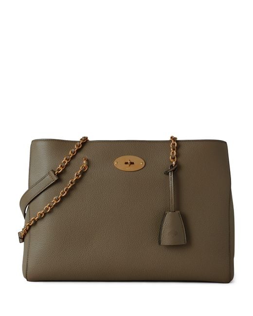 Mulberry Green Lily Chain Tote