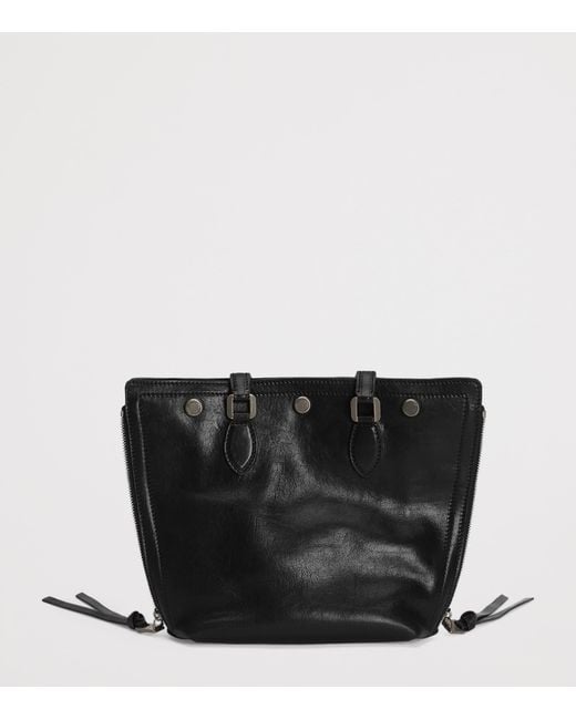 Dolce & Gabbana Black Leather Atene Tote Bag for men