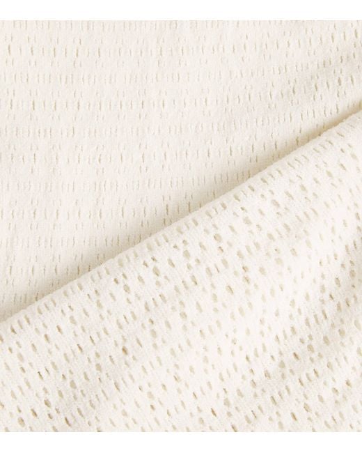 Wolford White Net Daisy Bodysuit