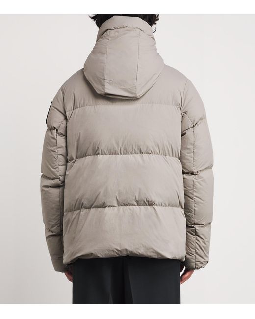 Canada Goose Brown Down Enduraluxe Packable Crofton Puffer Jacket for men