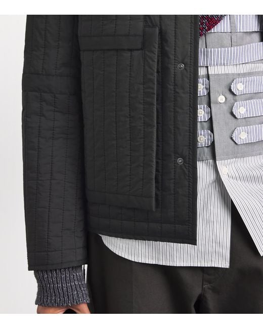 Craig Green Black Reversible Quilted Worker Jacket for men