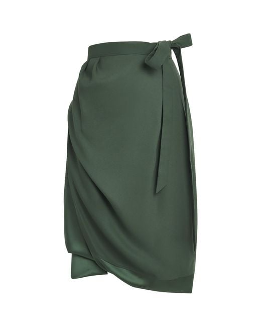Vivienne Westwood Green Zora Midi Skirt