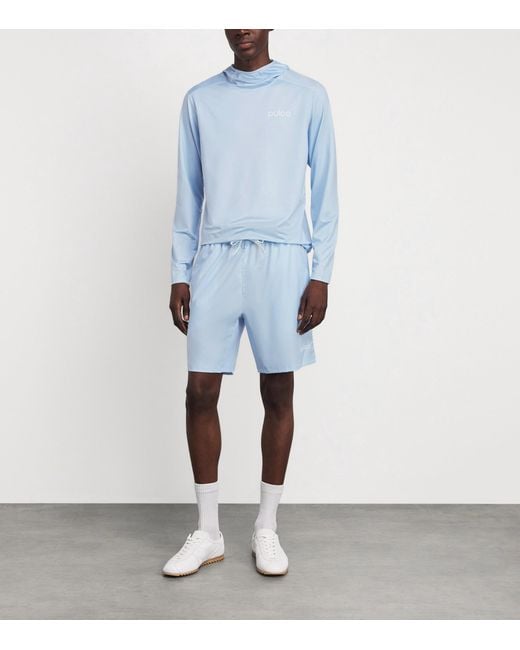 Pulco Studios Blue Hooded Playing Top for men