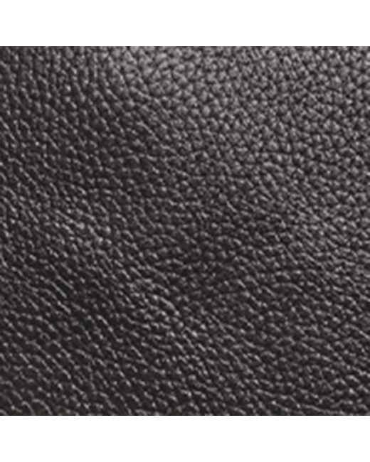 Aspinal Black Leather Boston Holdall for men