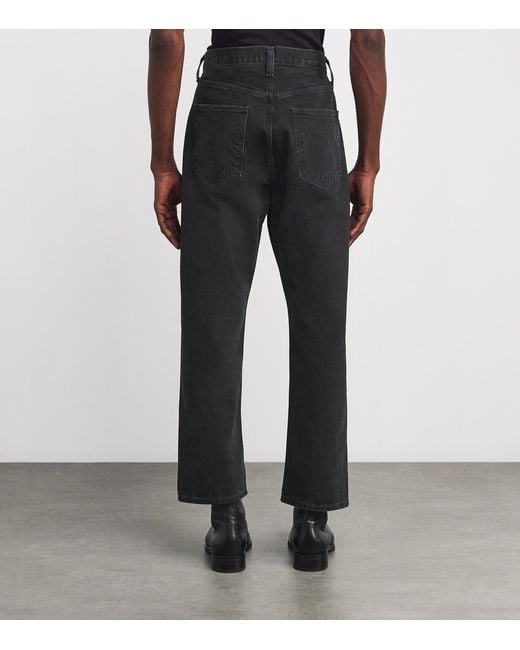 Agolde Black Organic Cotton-Blend Loose '90S Jeans for men
