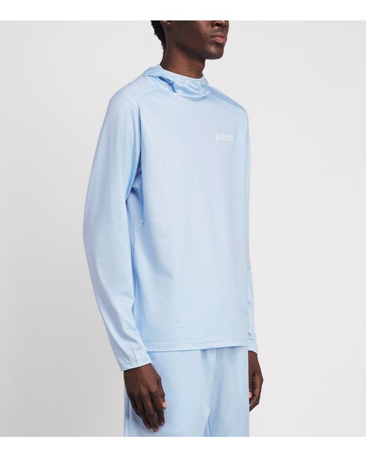 Pulco Studios Blue Hooded Playing Top for men