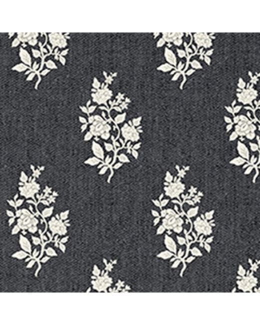 Weekend by Maxmara Black Silk Floral Print Scarf
