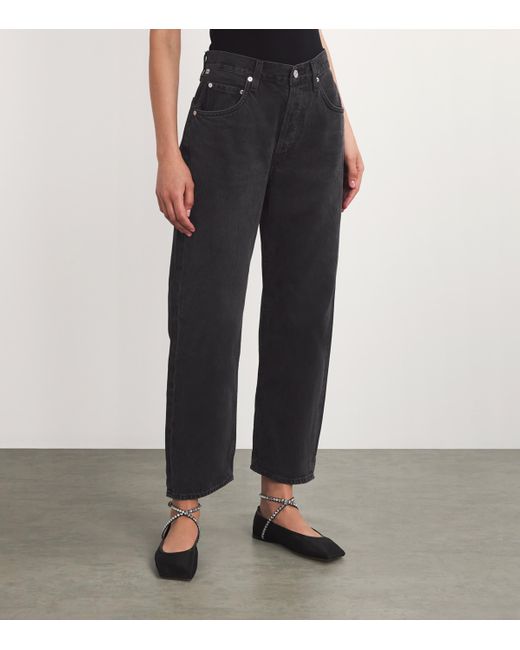 Citizens of Humanity Black Dahlia Bow-Leg Jeans