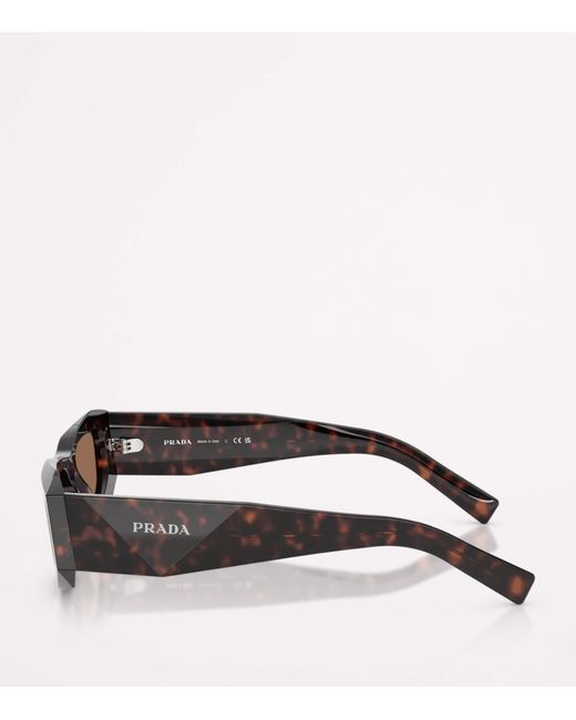 Prada Brown Acetate Pr B19S Sunglasses for men