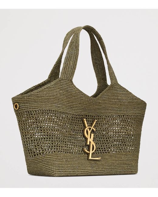 Saint Laurent Green Medium Icare Tote Bag