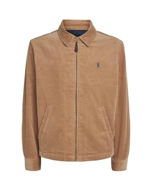Polo Ralph Lauren Brown Corduroy Wynton Jacket for men