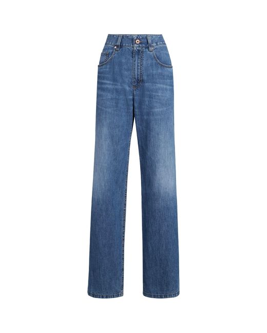 Brunello Cucinelli Blue Contemporary Loose Jeans