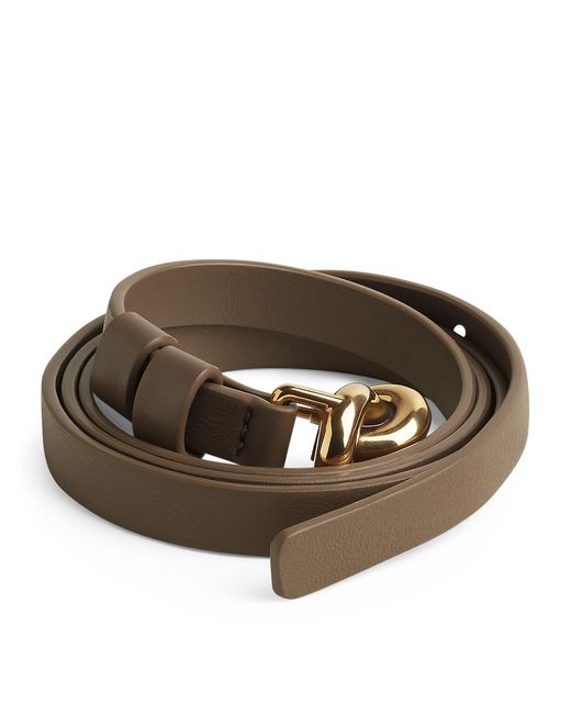 Bottega Veneta Brown Leather Knot Belt