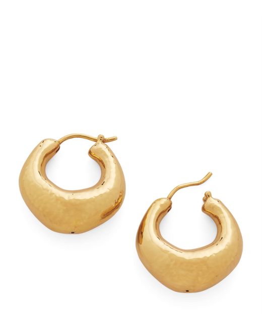 Monica Vinader Metallic Vermeil Deia Hoop Earrings