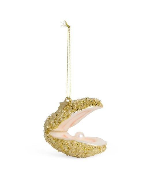 Harrods Metallic Oyster Tree Decoration