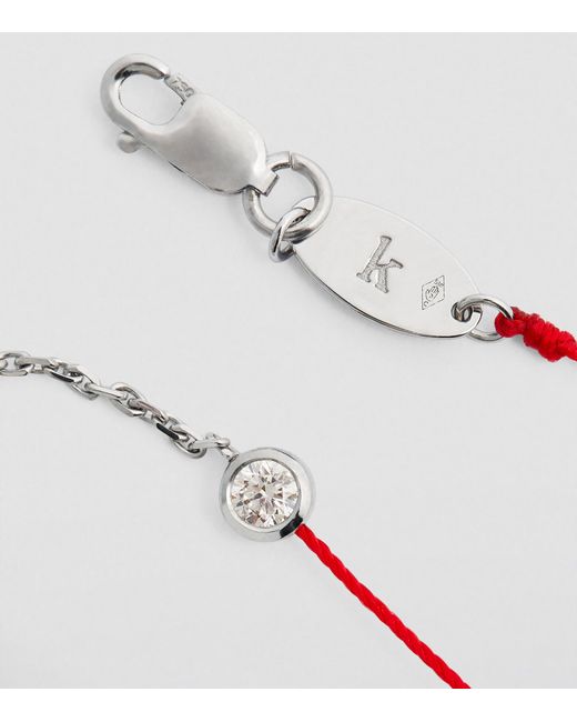 RedLine Metallic And Diamond Pure Double Bracelet