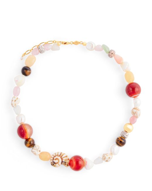 Anni Lu Pink Seaside Necklace