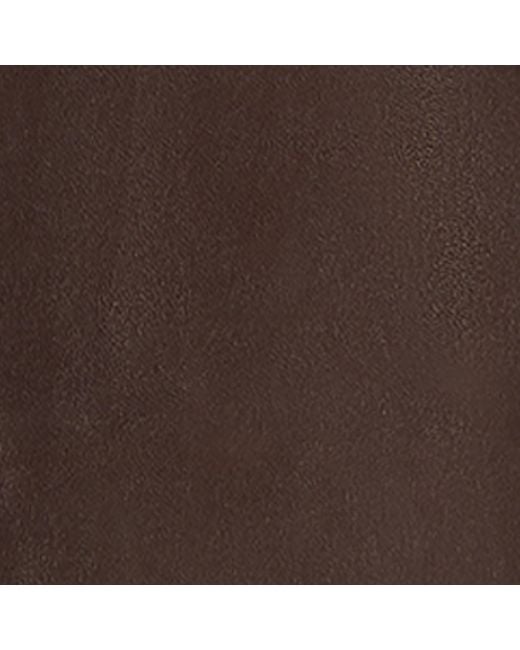 Brunello Cucinelli Brown Leather Gloves